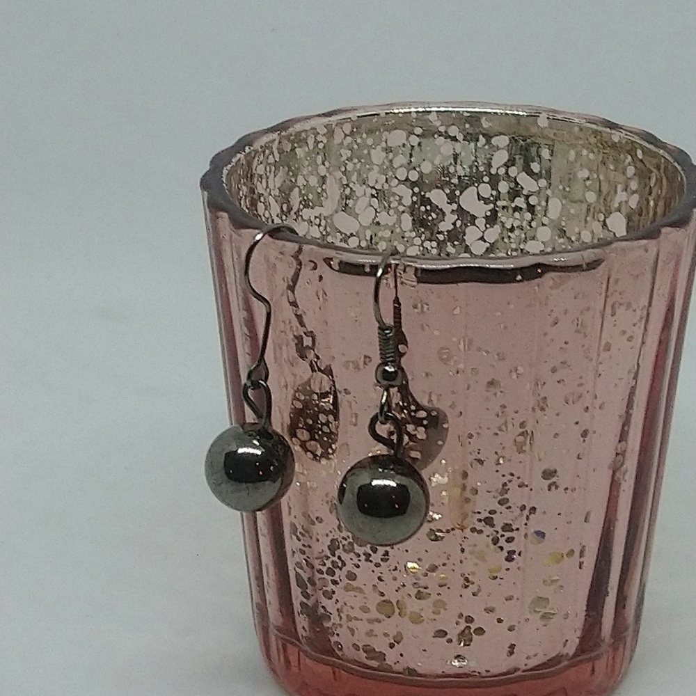 Homemade Ball earrings